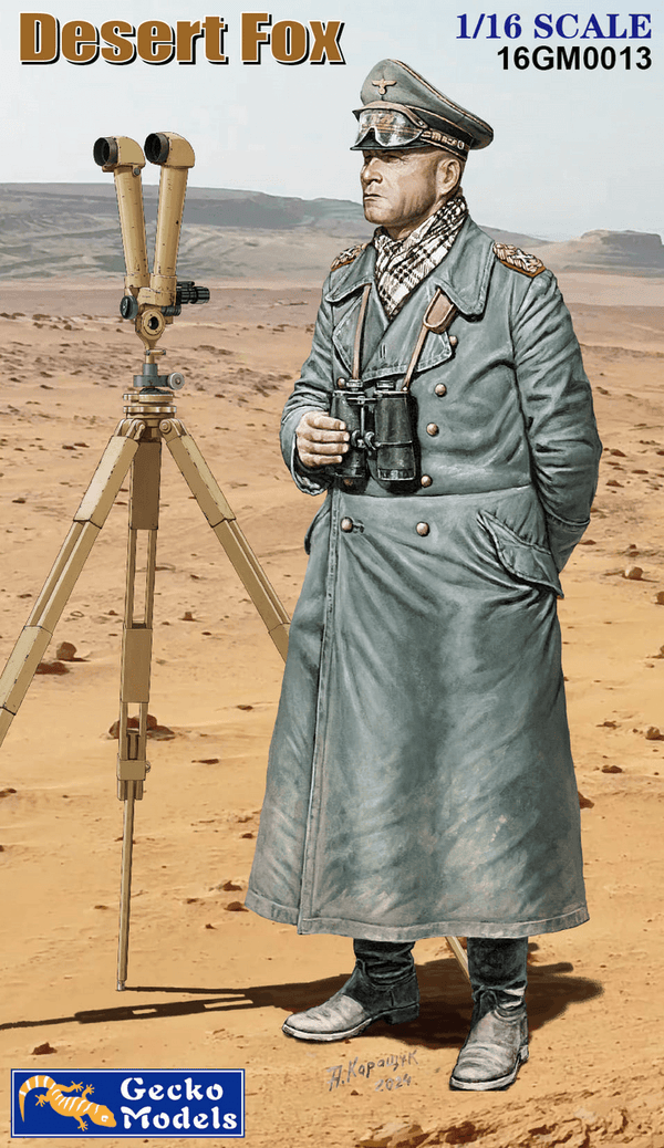 Gecko Models 1/16 WWII German Field Marshal Erwin Rommel - The Desert Fox