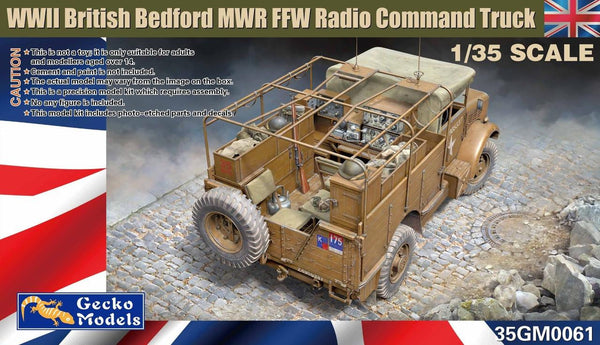Gecko Models 1/35 Bedford MWR FFW Radio Command Truck