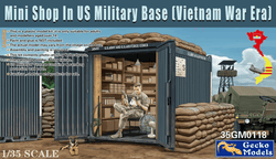 Gecko Models 1/35 Mini Shop in US Military Base (Vietnam War Era)