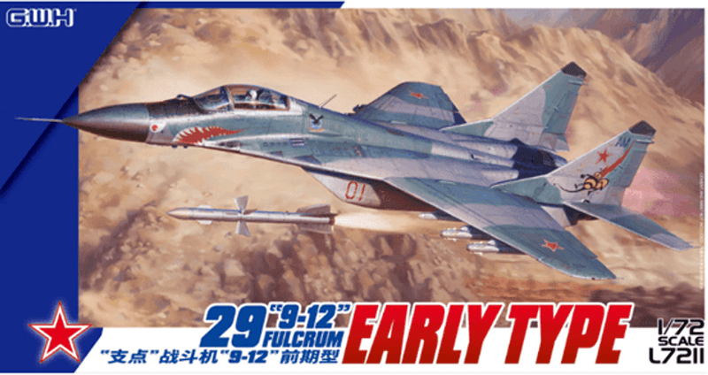 Great Wall Hobby 1/72 Mikoyan MiG-29 Product 9.12 Fulcrum A