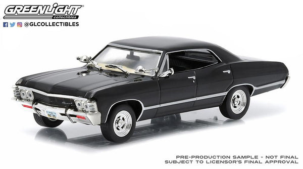 Greenlight 1/43 1967 Chevrolet Impala Sport Sedan Tuxedo Black