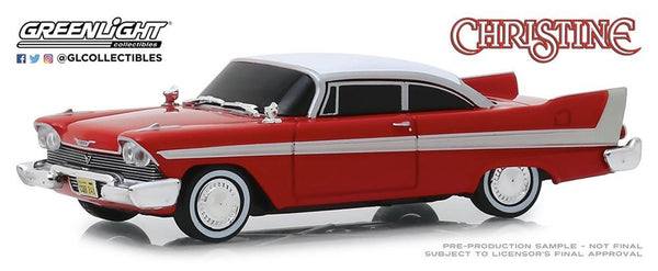 Greenlight 1/43 Christine (1983 Movie) 1958 Plymouth Fury (Evil Version-Blacked Out)