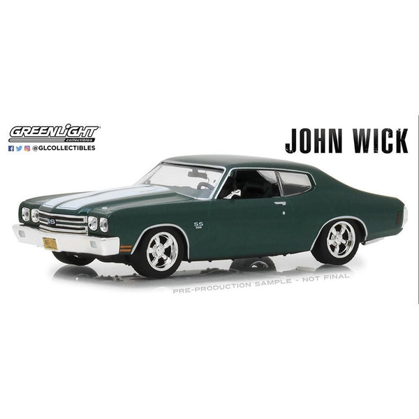 Greenlight 1/43 John Wick 2 (2017 Movie) 1970 Chevrolet Chevelle SS396