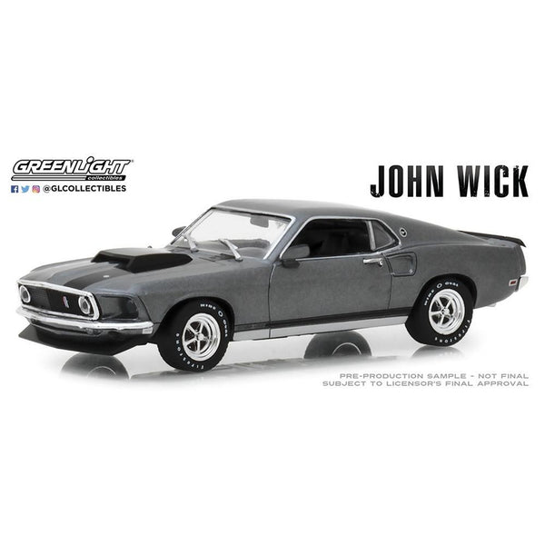 Greenlight 1/43 John Wick (2014 Movie) 1969 Ford Mustang Boss 429