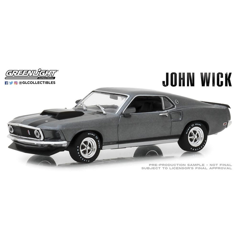 Greenlight 1/43 John Wick (2014 Movie) 1969 Ford Mustang Boss 429
