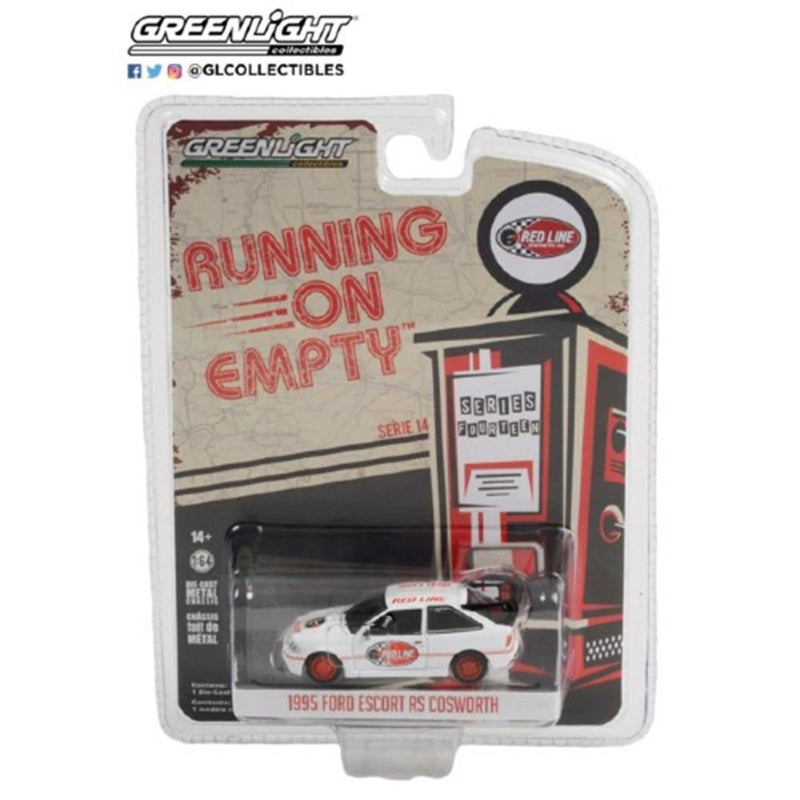 Greenlight 1/64 Running on Empty Series 14 - 1995 Ford Escort RS Cosworth Red Line