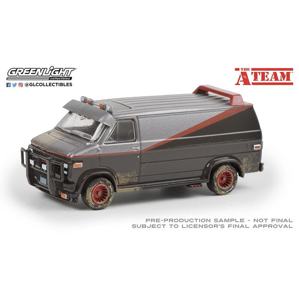 Greenlight 1/64 The A Team (1983-87 TV Series) GMC Vandura - Weathered