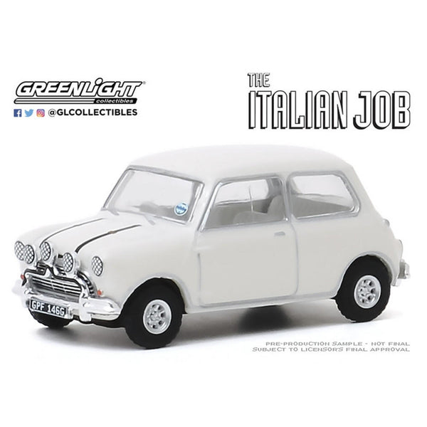 Greenlight 1/64 The Italian Job (1969 movie) 1967 Austin Mini Cooper - White
