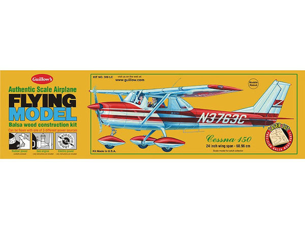 Guillow 1/16 Cessna 150 Balsa Model Kit