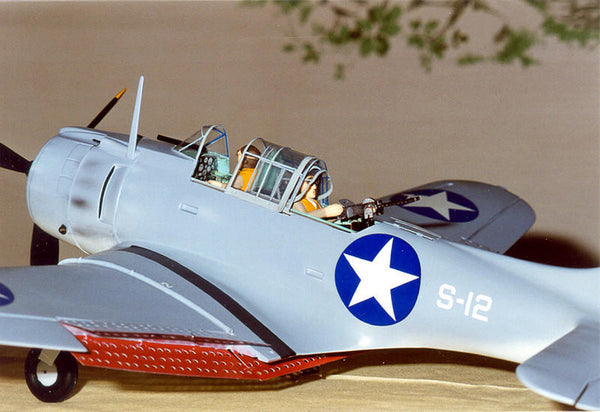 Guillow 1/16 Douglas SBD3 Dauntless Balsa Model Kit