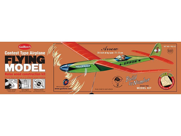 Guillow 1/18 Arrow 28 Balsa Model Kit