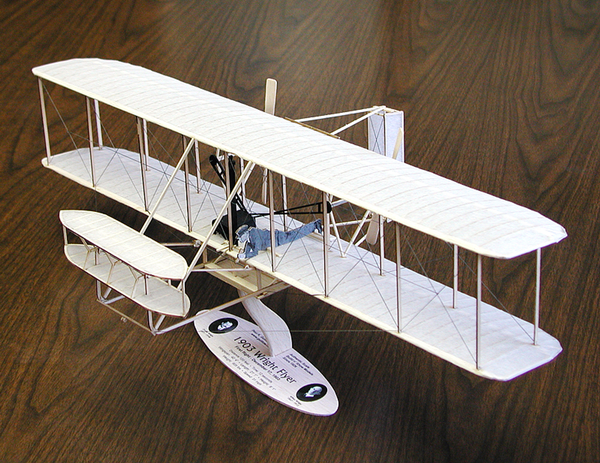Guillow 1/20 Wright Flyer (1903) Balsa Model Kit