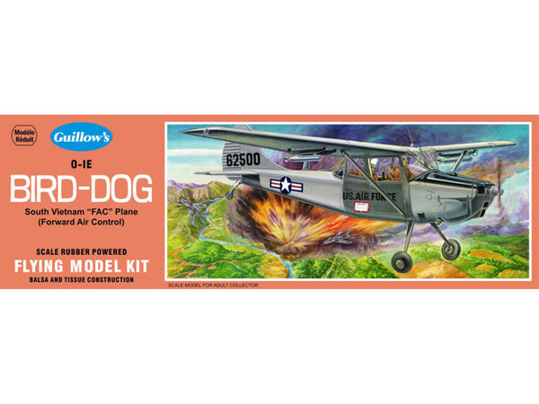 Guillow 1/24 Cessna O-1E Bird Dog Balsa Model Kit