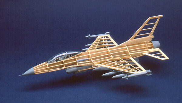 Guillow 1/30 F-16 Fighting Falcon Balsa Model Kit