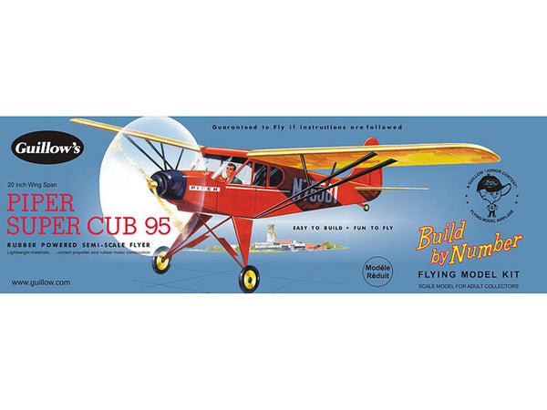 Guillow 1/32 Piper Super Cub 95 Balsa Model Kit