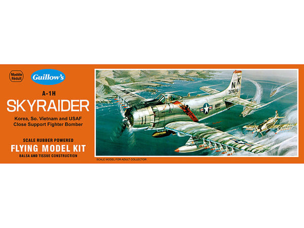 Guillow 1/35 Douglas A-1H Skyraider Balsa Model Kit