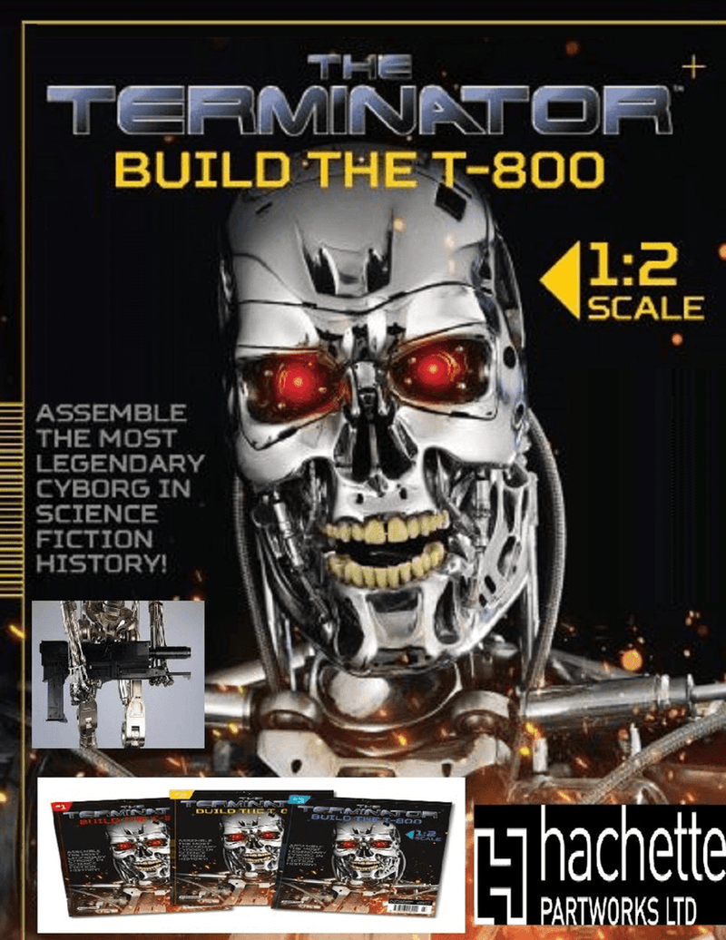 Hachette Partworks 1/2 Terminator T-800 - Build Your Own Collectable - Complete