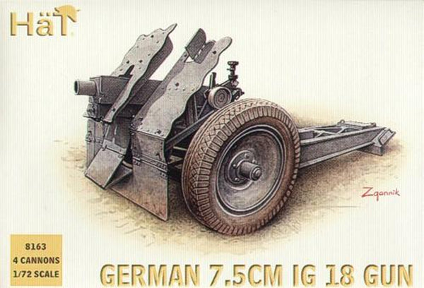 Hat Industrie 1/72 German (WWII) 75mm IG18 infantry gun