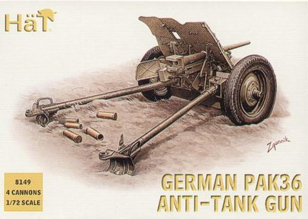 Hat Industrie 1/72 German (WWII) Pak-36 37mm anti tank gun