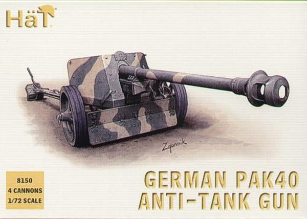 Hat Industrie 1/72 German (WWII) Pak-40 75mm anti tank gun