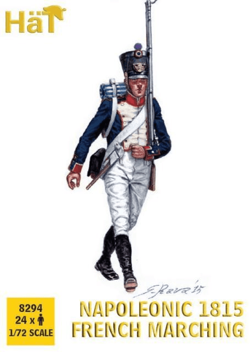 Hat Industrie 1/72 Napoleonic French Infantry Marching 1815