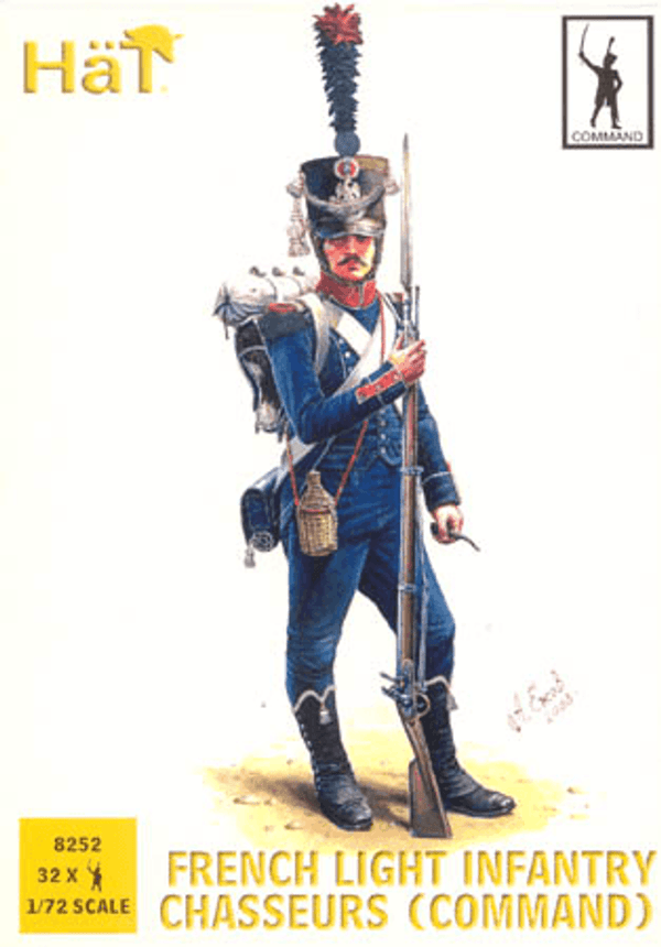 Hat Industrie 1/72 Napoleonic French Light Infantry Chasseurs - Command