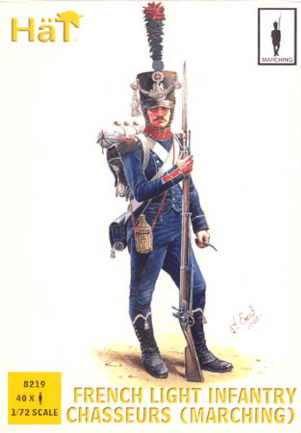 Hat Industrie 1/72 Napoleonic French Light Infantry Chasseurs - Marching