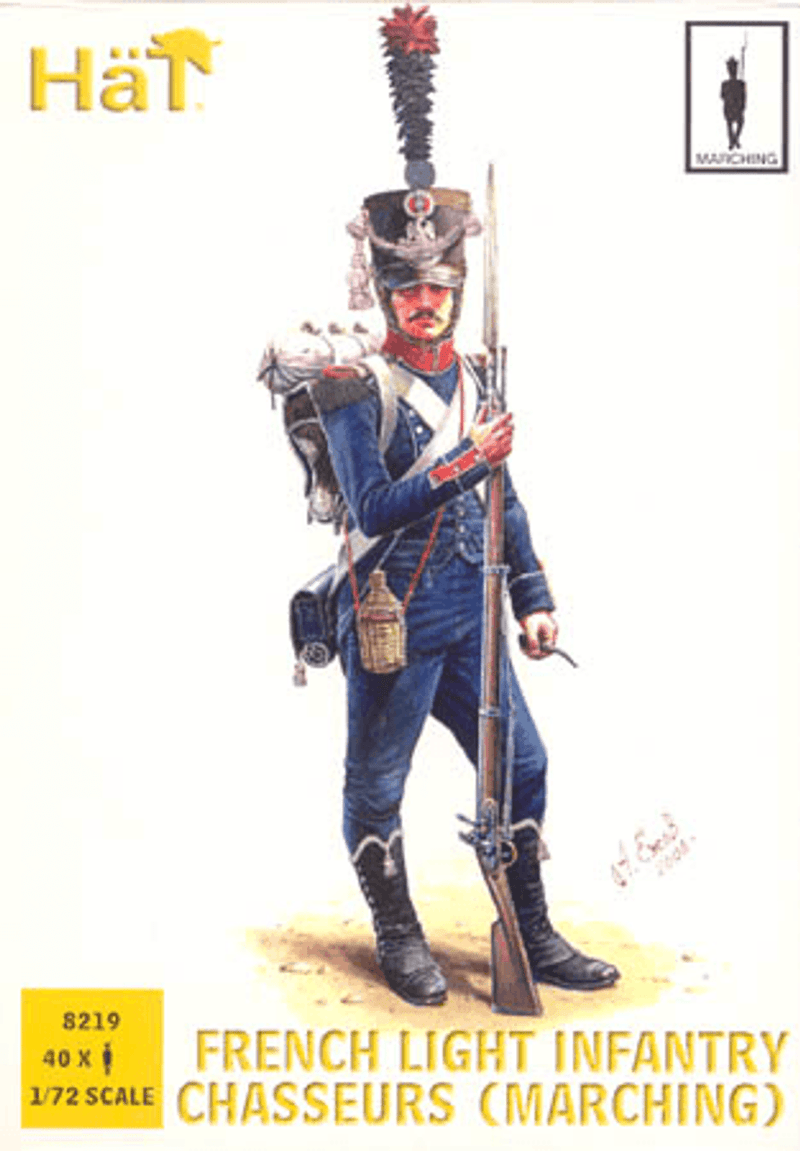 Hat Industrie 1/72 Napoleonic French Light Infantry Chasseurs - Marching