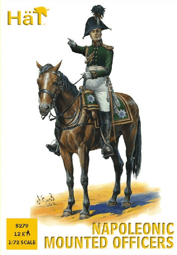 Hat Industrie 1/72 Napoleonic Mounted Officers - Russian, Spanish, and Prussian