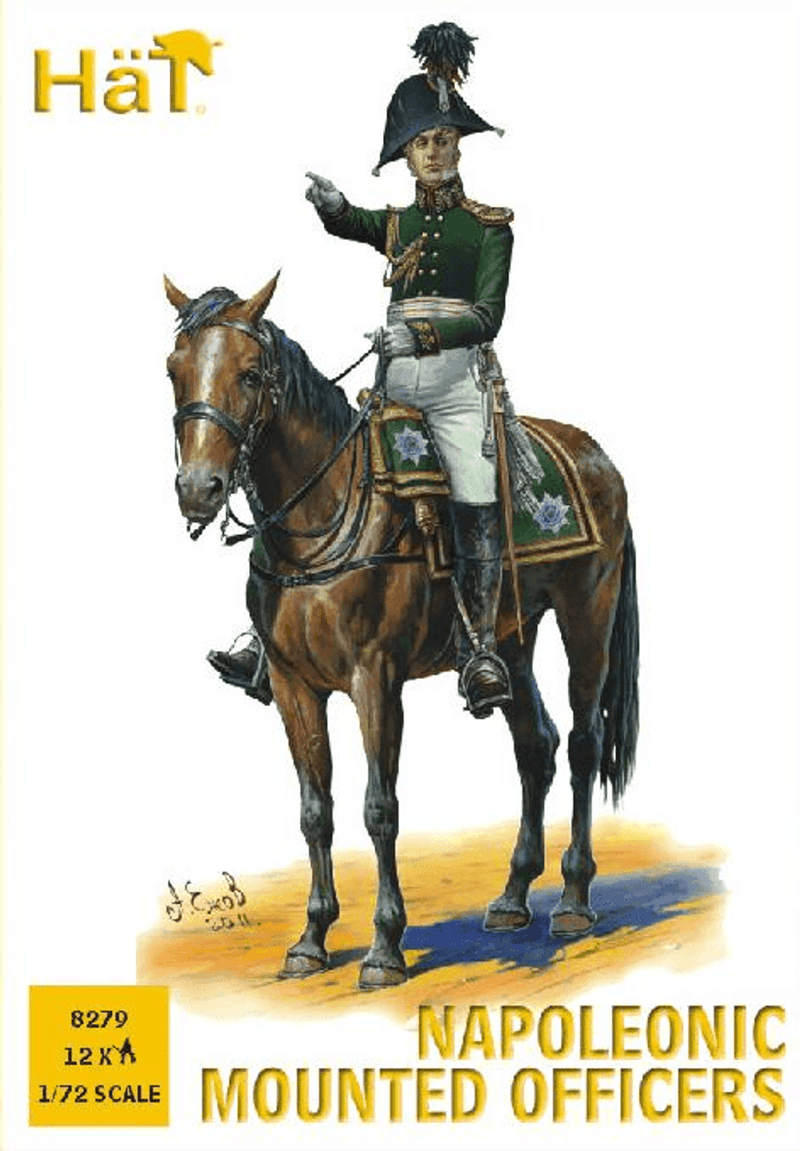 Hat Industrie 1/72 Napoleonic Mounted Officers - Russian, Spanish, and Prussian