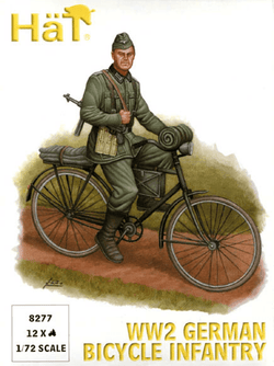 Hat Industrie 1/72 WWII German Bicycle Infantry