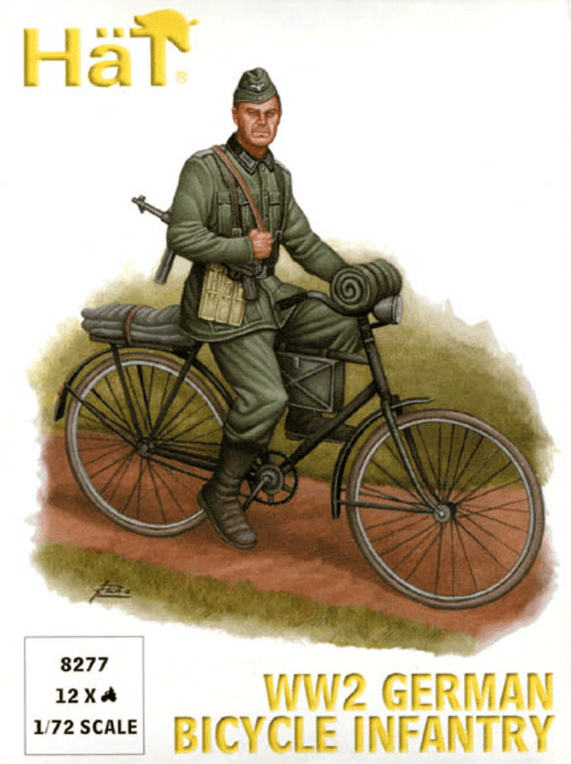 Hat Industrie 1/72 WWII German Bicycle Infantry
