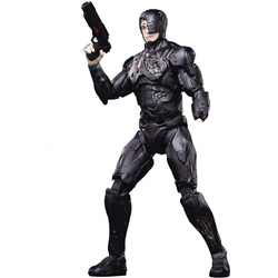 Hiya Toys 1/18 Robocop 2014 Black Version Battle Damaged