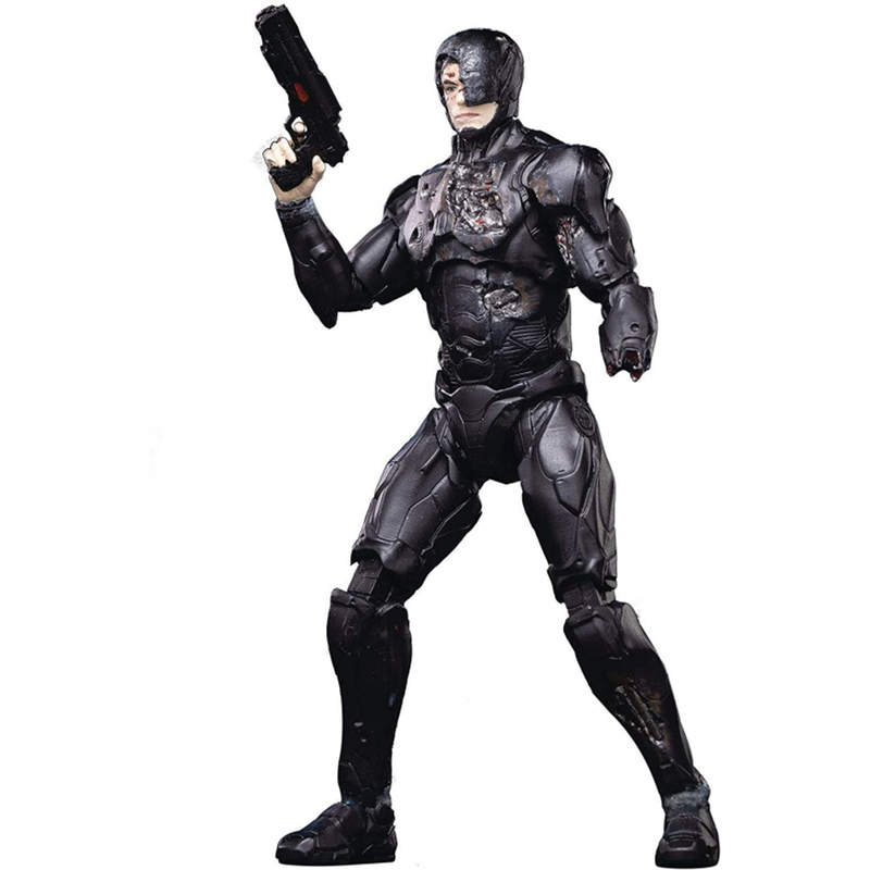 Hiya Toys 1/18 Robocop 2014 Black Version Battle Damaged