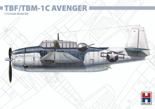 Hobby 2000 1/72 Grumman TBF/TBM-1C Avenger
