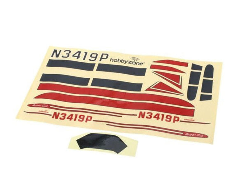 Hobbyzone Mini Super Cub Decal Sheet