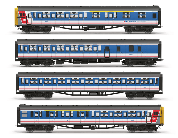 Hornby Railways BR Class 423 - Network South East 3193 4-VEP - 4 Car Train Pack