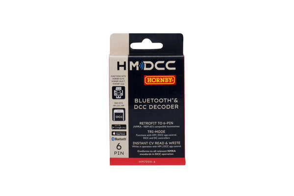 Hornby HM7000-6: Bluetooth & DCC Decoder (6-pin)