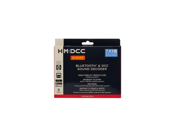 Hornby HM7000-8TXS: Bluetooth & DCC Sound Decoder (8-pin)