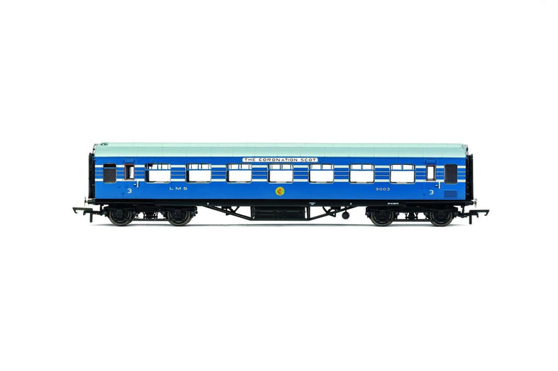 Hornby Railways LMS, Stanier D1981 Coronation Scot 57' RTO, 9003 - Era 3