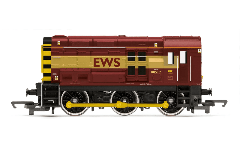 Hornby Railways OO Gauge RailRoad BR Class 08 EWS 08512