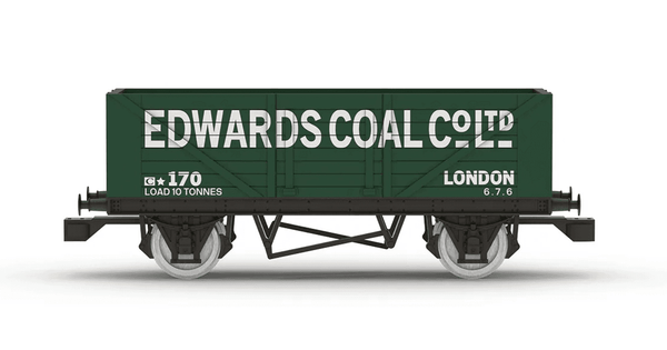 Hornby Railways OO Gauge - RailRoad - Edwards Coal Co Ltd Plank Wagon