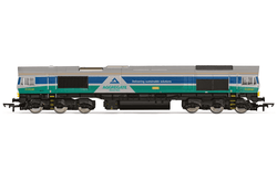 Hornby Railways OO Gauge RailRoad Plus BR Class 66 Aggregates Industries 66711 Sence
