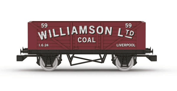 Hornby Railways OO Gauge - RailRoad - Williamson Ltd Coal Plank Wagon