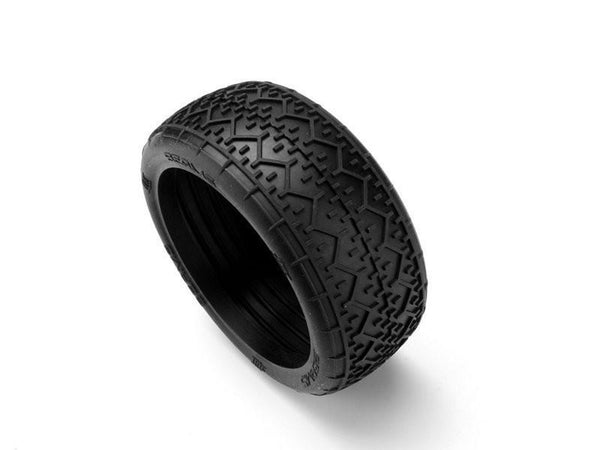 HPI Racing HB Beams Red 1/18 Buggy Tyres 2pcs