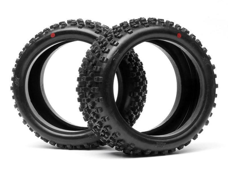 HPI Racing Proto Tire (Red/ 1/8 Buggy)