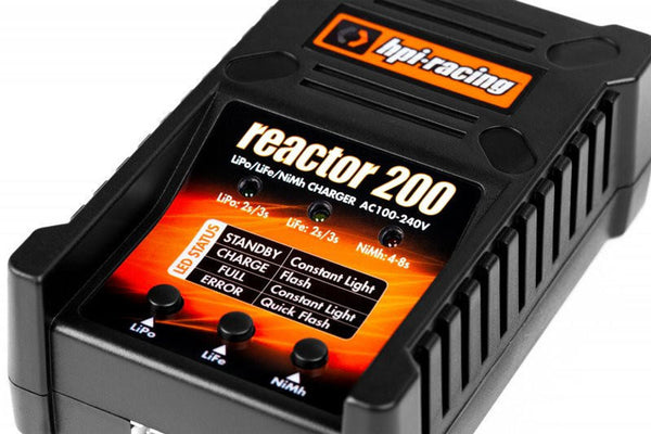 HPI Racing Reactor 200 LiPo - LiFe & NiMH Battery Charger