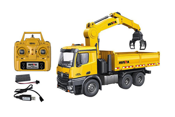 HuiNa RC 1/14 2.4G Timber Grab Dump Truck RTR