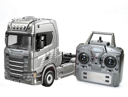 HuiNa RC 1/18 2.4G 19CH Scania 770S Silver RC Haulage Truck RTR