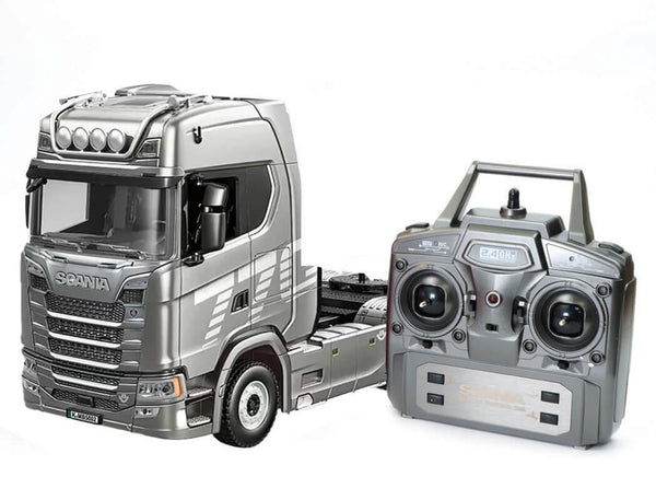 HuiNa RC 1/18 2.4G 19CH Scania 770S Silver RC Haulage Truck RTR